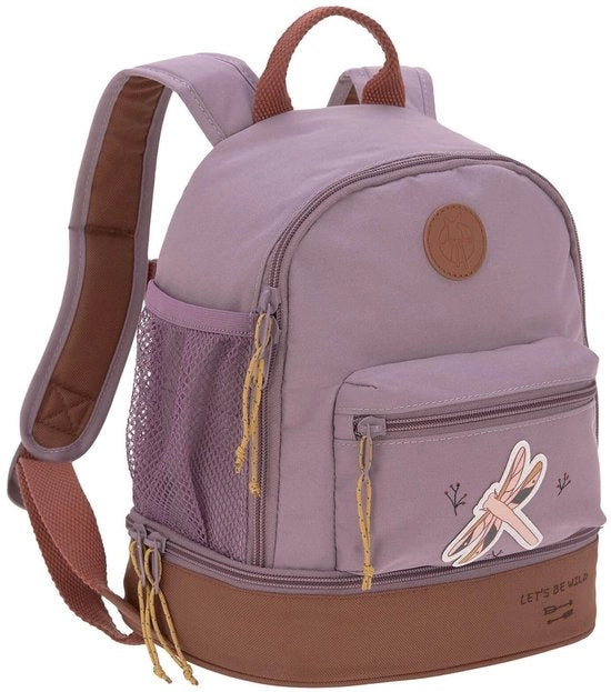 Borsa per bambino con cinturino - Borsa mini 27 cm - Impermeabile - 4,5 litri superiore/1,5 litri inferiore - 24,5 x 15,5 x 27 cm - Stickers di tessuto creativi