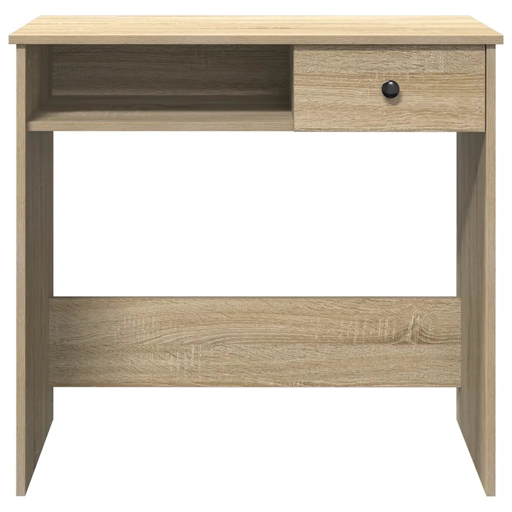 Scrivania | Tavolo da Ufficio Rovere Sonoma 80x40x75 cm in Legno Multistrato