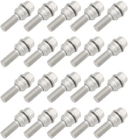 Bouton di accoppiamento a cono - M14x1,5 - Acciaio - 66 mm - Zeskant - Compatibile con Q7/Cayenne/Panamera - Bouton di accoppiamento
