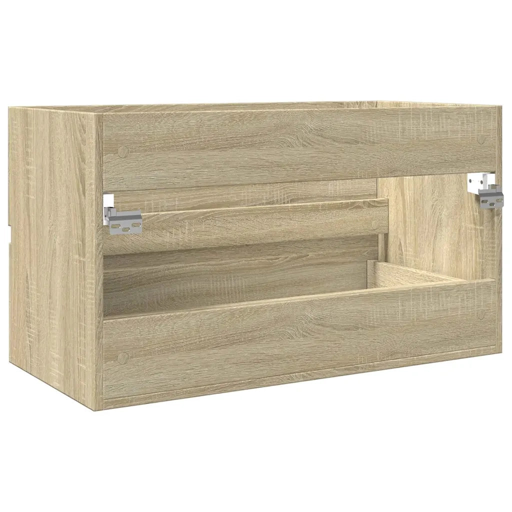 Mobile Lavabo | Armadio Lavabo Rovere Sonoma 80x38,5x45 cm in Legno Multistrato