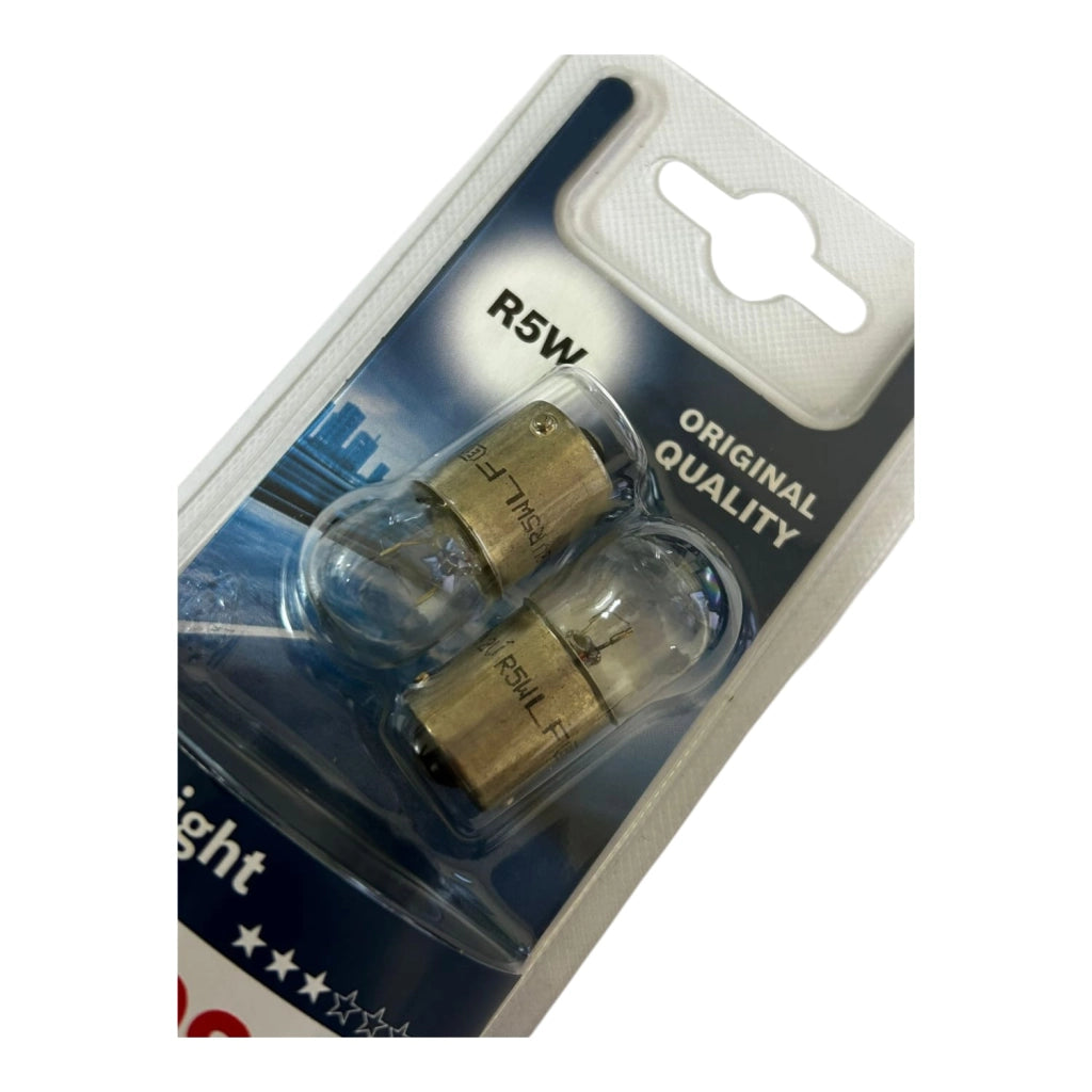 LAMPADINA PER AUTO E MOTO R5W PURE LIGHT
