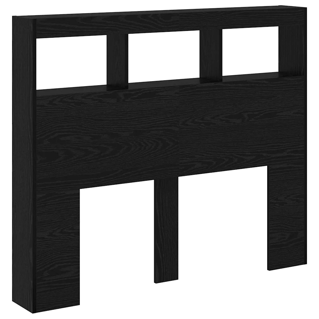 Testiera Rovere Nero 120 x 17 x 102 cm Legno multistrato 869113