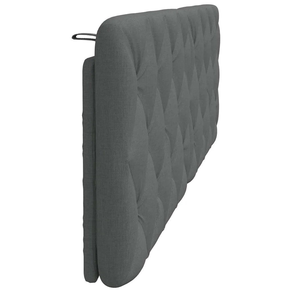 Cuscino Testiera Grigio Scuro 160 cm in Tessuto CFW8906245