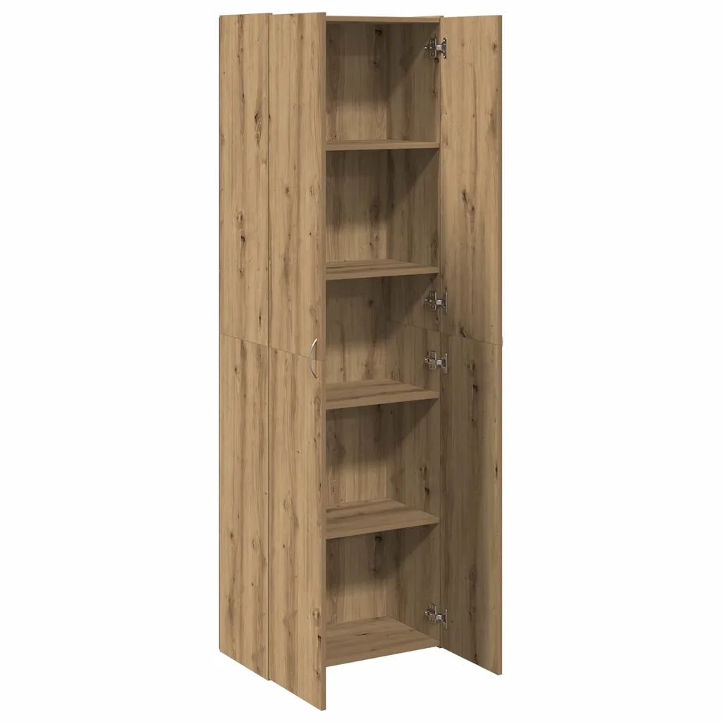 Credenza Rovere Artigianale 60x32x190 cm in Truciolato