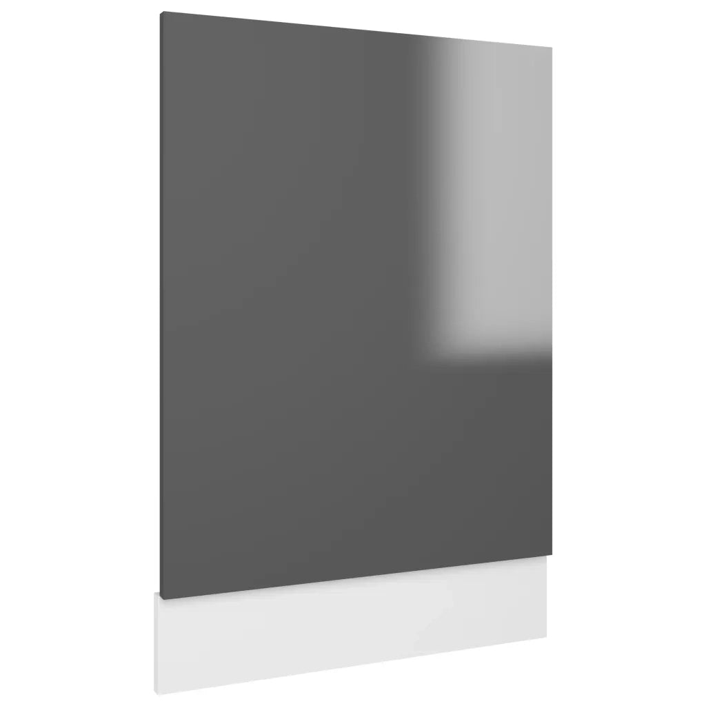 Pannello Lavastoviglie “Lyon” Grigio Lucido 45x3x67 cm