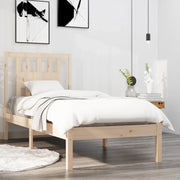 Giroletto-Struttura Letto in Legno Massello 90x190 cm Single 815472