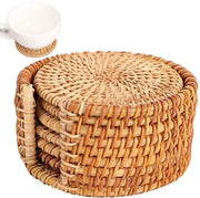 Set di supporti per bicchieri rotondi con contenitore - 31 pollici 8 cm.