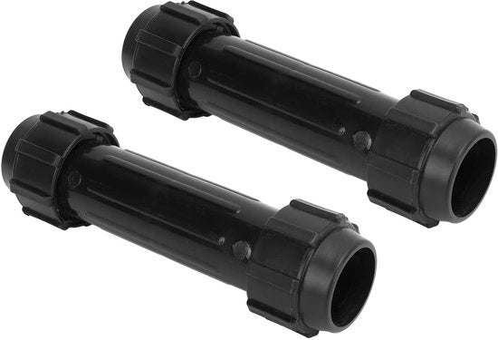 Connettori in plastica per kayak - Connettore per remo - Superficie robusta - 2 pezzi Nero - Barche gonfiabili.