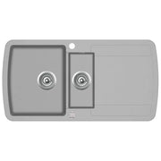 Lavello da cucina in granito a doppia vasca grigio arredamento per la cucina 02_0002316