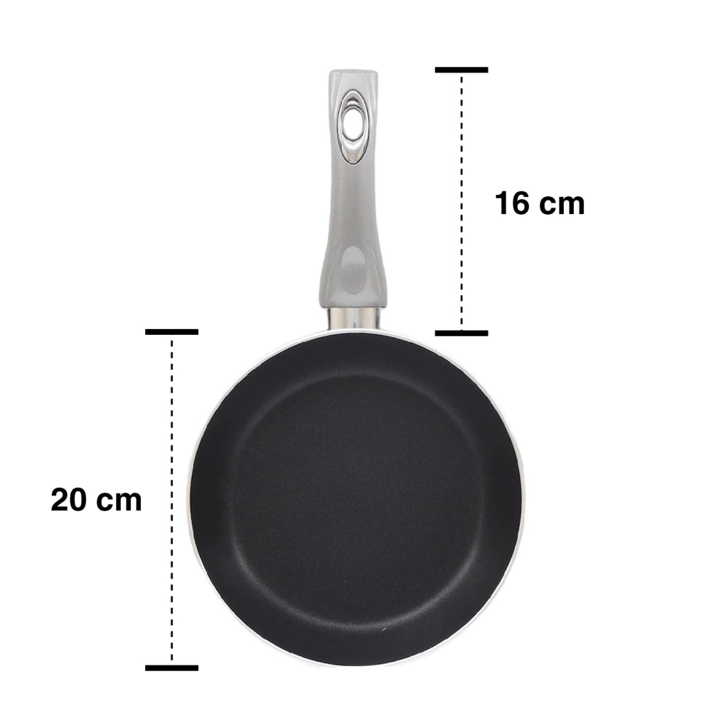 MAURY'S CHEF INDUCTION PADELLA 20 CM ANTIADERENTE CON FONDO IN TECNOLOGIA XYLAN