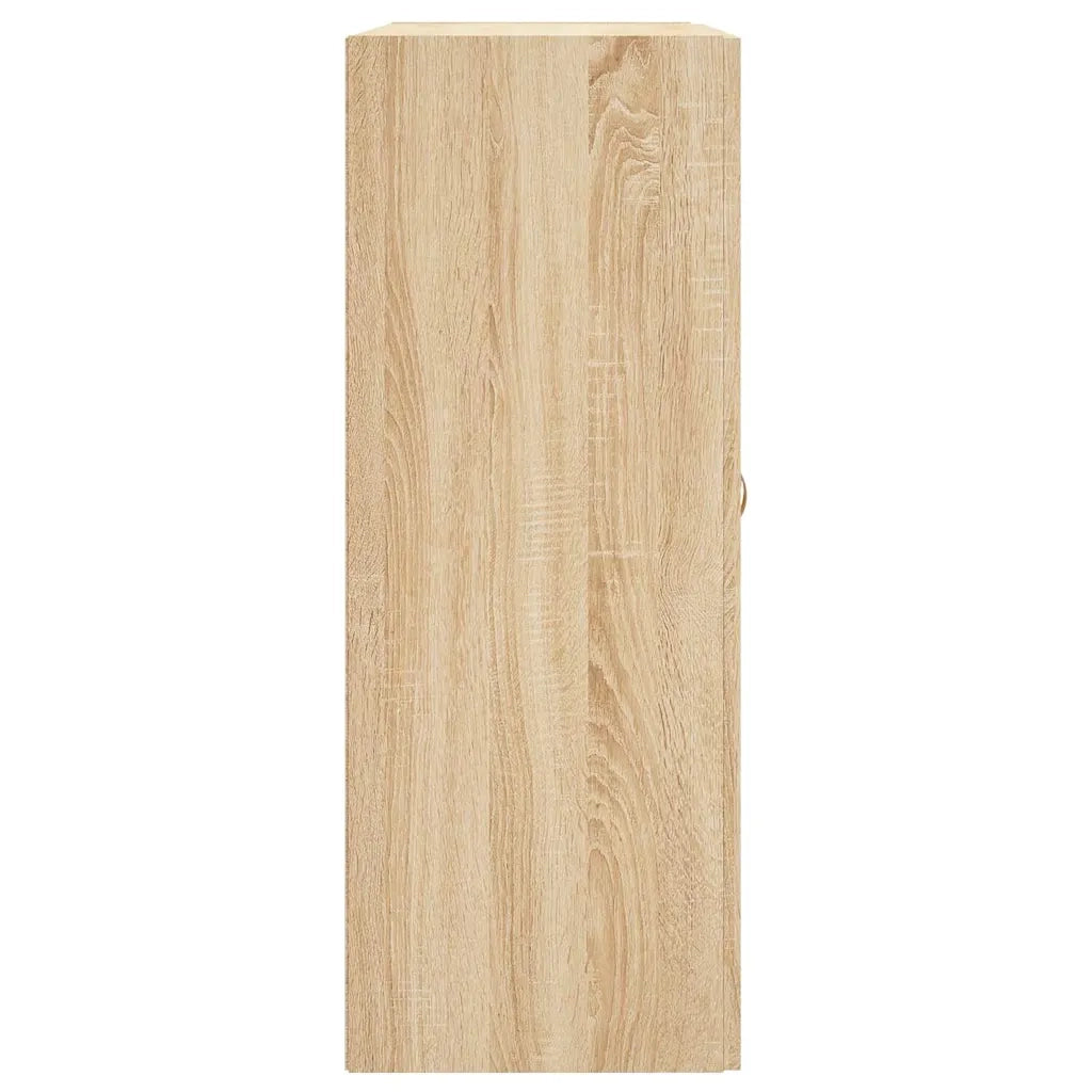 Mobile a Parete Rovere Sonoma 69,5x34x90 cm Legno Multistrato 830359