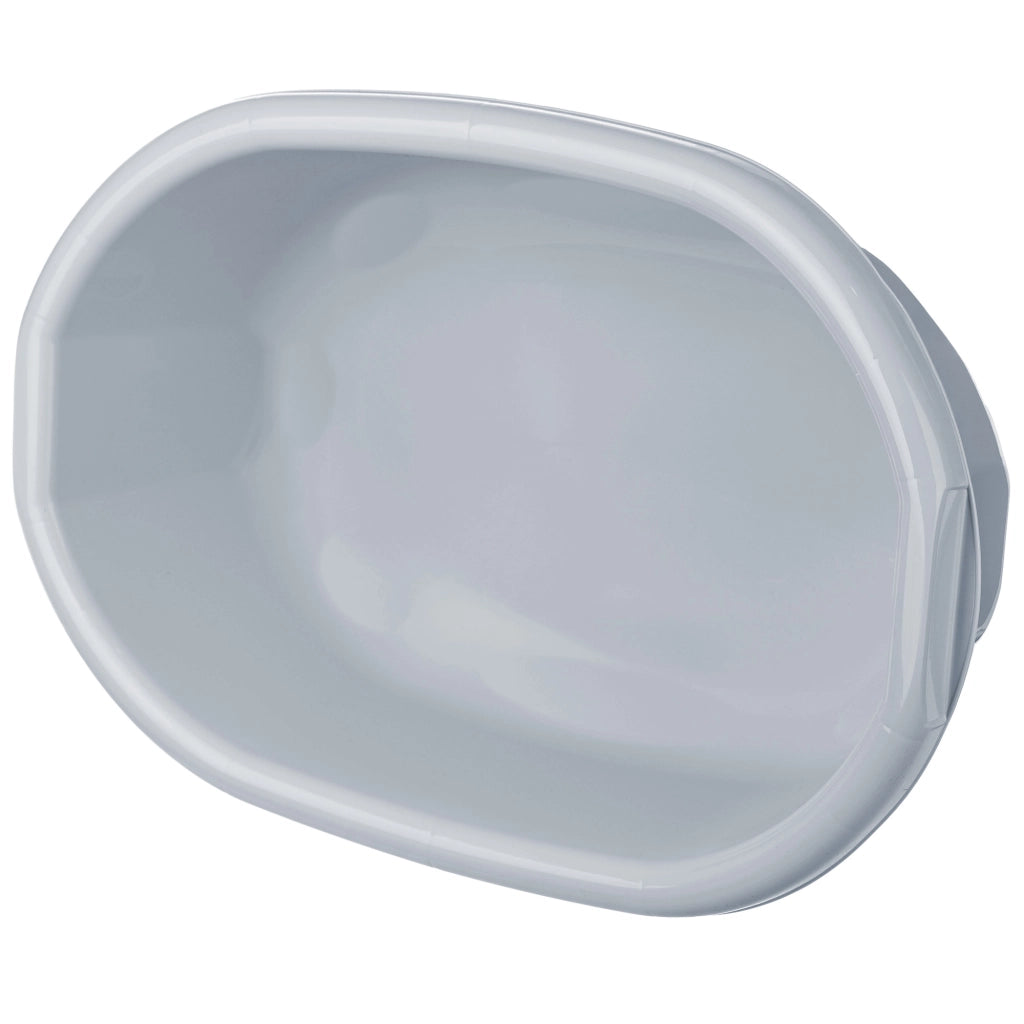 Bacinella in plastica KADAX da 12 litri, ovale, con manici