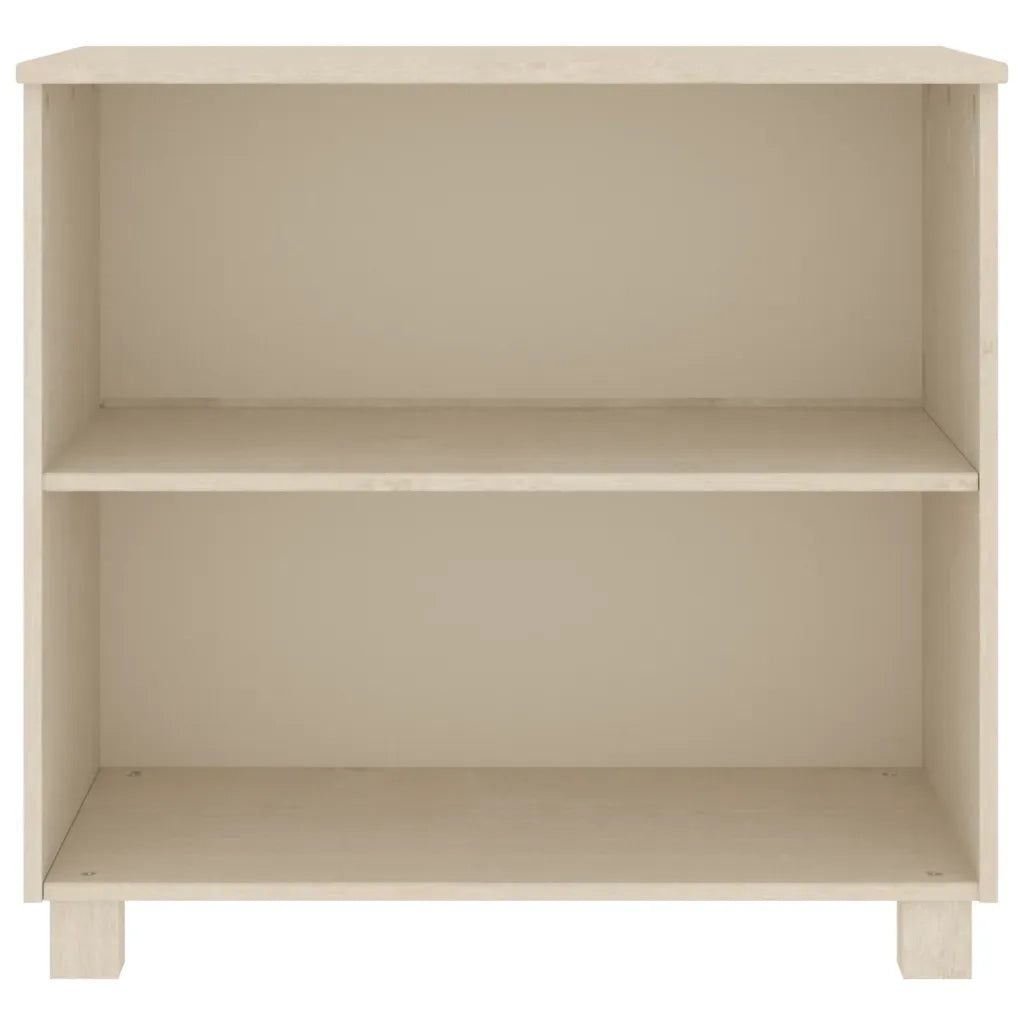 Credenza Marrone Miele 85x35x80 cm in Legno Massello di Pino