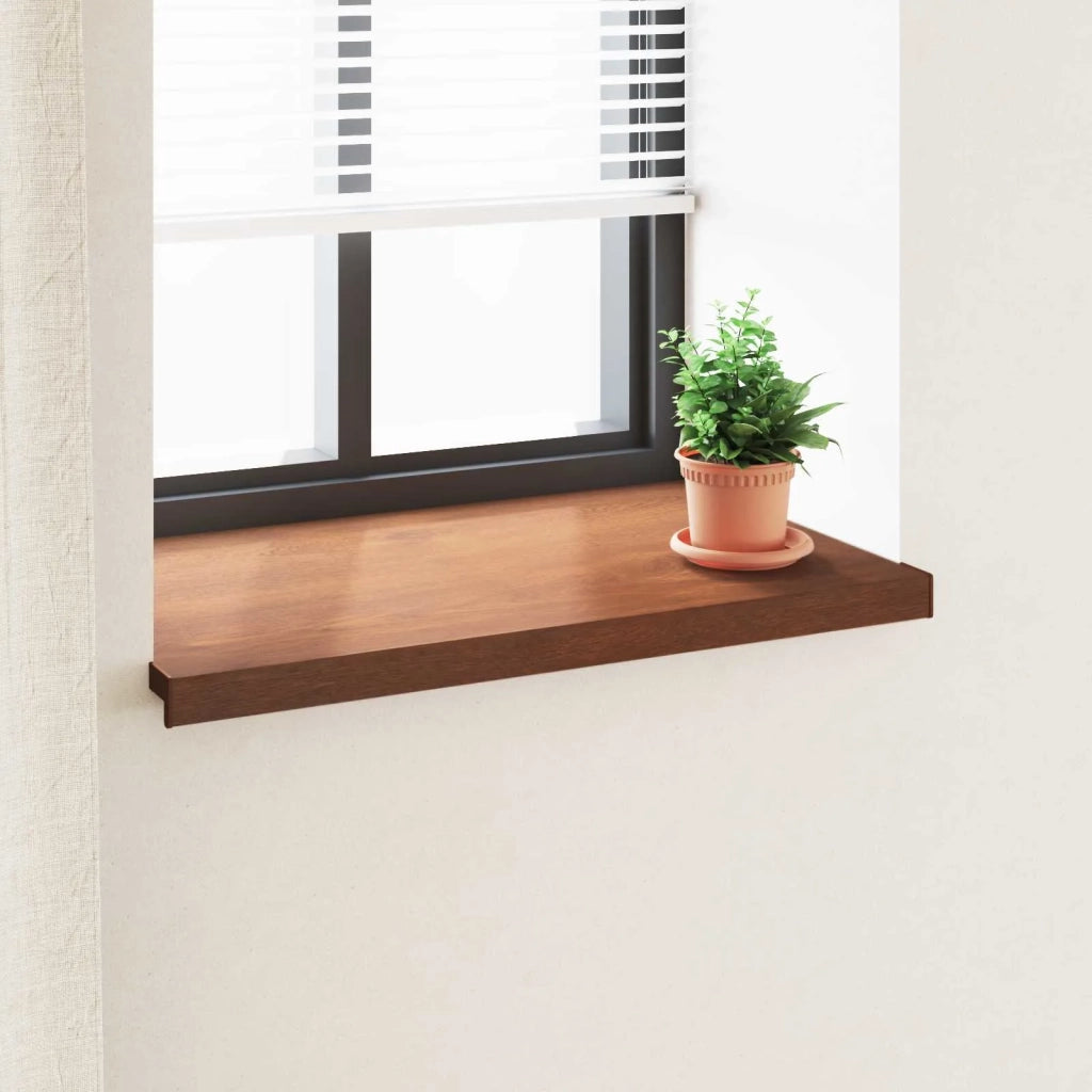 Soglia della Finestra Legno Marrone 60 x 50 x 4,5 cm PVC