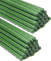 Supporto per piante in plastica 11 mm, stabiilità 120 cm, aiuto alla crescita, sostegno per fiori - 50 pezzi