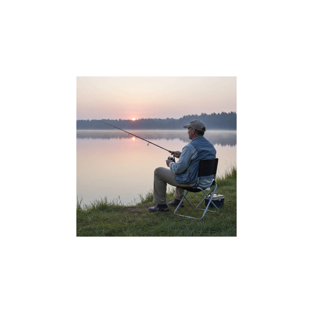 Set di 2 sedie pieghevoli da campeggio per pescatori - O'Camp  - Dimensioni: 47 x 40 x 68 cm