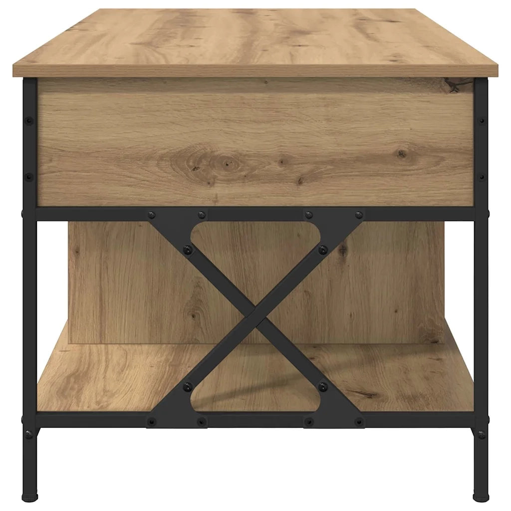 Tavolino da salotto | Tavolino da caff¨¨ | Tavolino da Soggiorno Rovere artigianale 100 x 55 x 48.5 cm