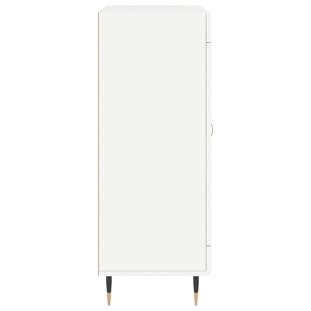 Buffet credenza cassettiera mobiletto mobile contenitore organizer per cucina soggiorno salotto 69,5 x 34 x 90 cm legno ingegnerizzato bianco 02_0030439