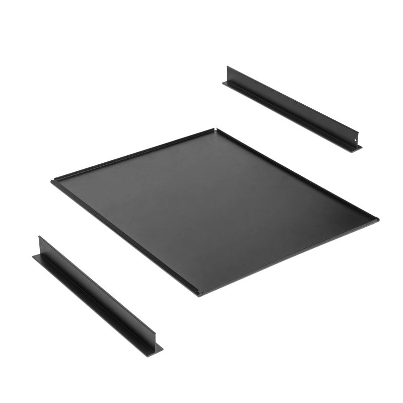 Kit di 7 aste portapantaloni e telaio a scorrimento Hack per armadi, chiusura ammortizzata, regolabile, modulo 600 mm,..
