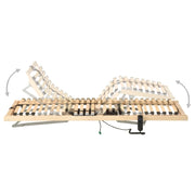 Letto con Telaio a Doghe Elettrico 28 Doghe 7 Zone 80x200 cm 321823