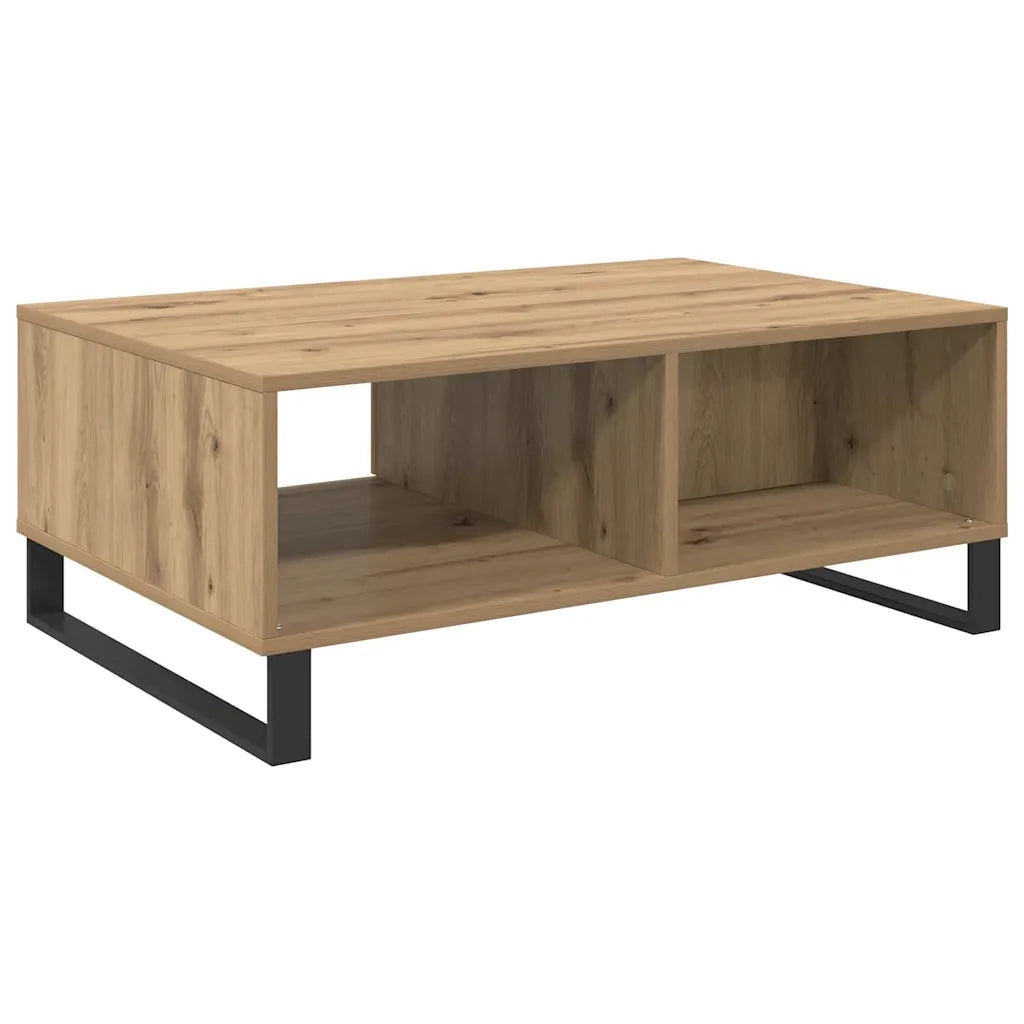 Tavolino da salotto Rovere artigianale 90 x 60 x 35 cm