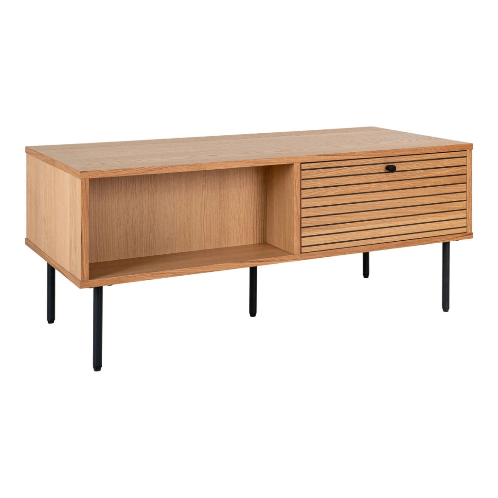 Tavolino Kyoto, Marrone, Legno, 100x50x45 cm