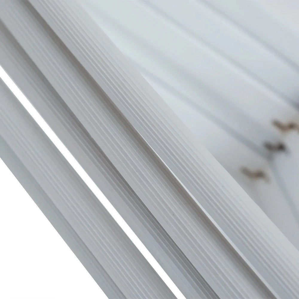 Trade Shop - Set 20pz Grucce In Legno Bianco Barra Portapantaloni Antiscivolo Gancio Ruotante -