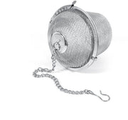 Infusore per Tè - 6,5 Cm - In Acciaio Inossidabile - Filtro per Erbe - Chiusura Fissa - Facile da Chiudere