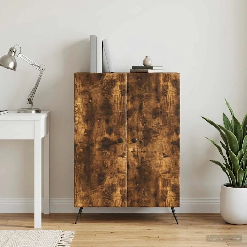 Credenza Rovere Fumo 66 x 34,5 x 90 cm Legno ingegnerizzato 895510