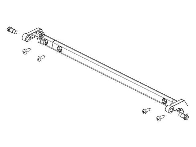 STAFFA SUPPORTO ATTUATORE BASCULANTE MINGARDI 2701024 AUTOMAZIONE AUTOMATISMI