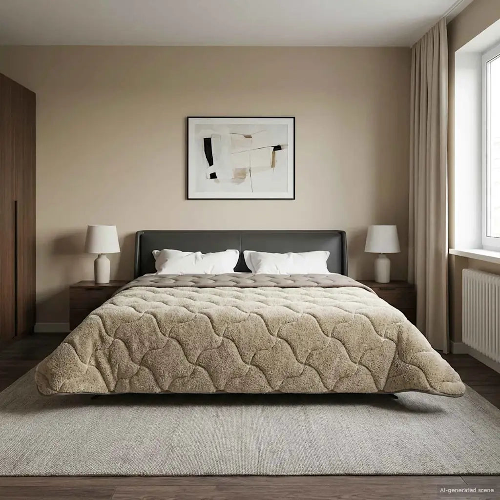 Duvet Estivo Trapuntato Grigio chiaro 220 x 260 cm