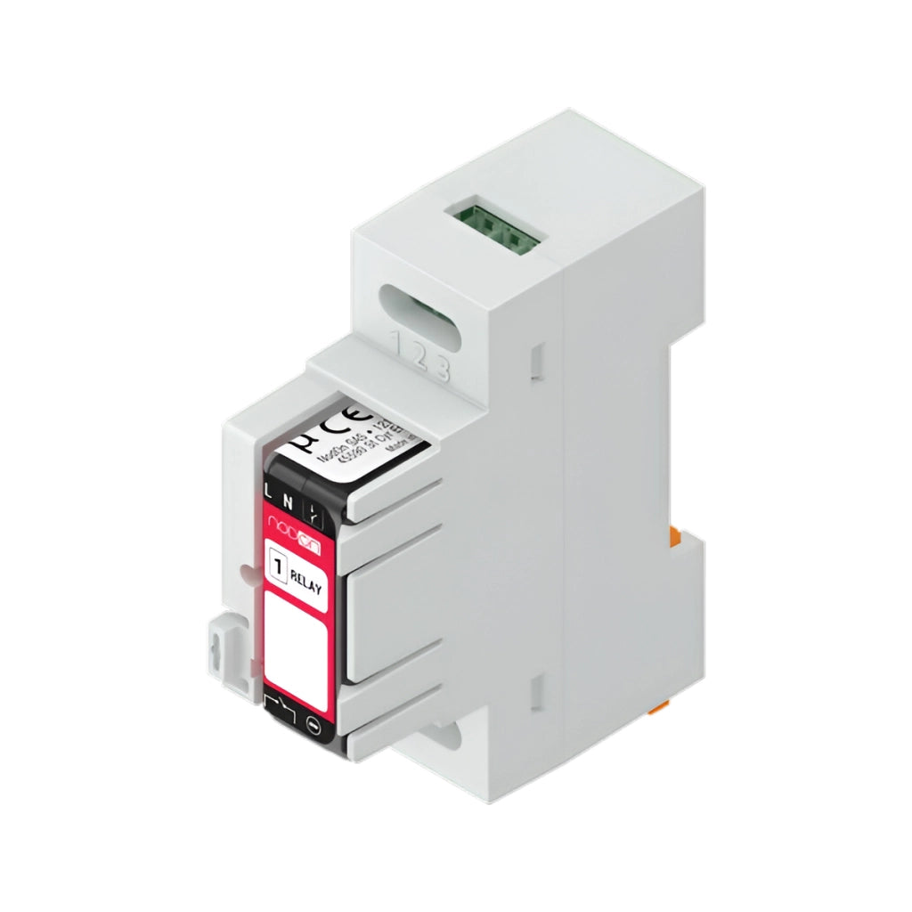 Custodia Rail DIN V3 versione standard per moduli elettrici 6A IP20 Bianco NODON