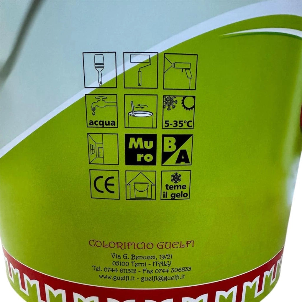 Idropittura Tempera Casabianca Guelfi per Interni Bianca 14 lt