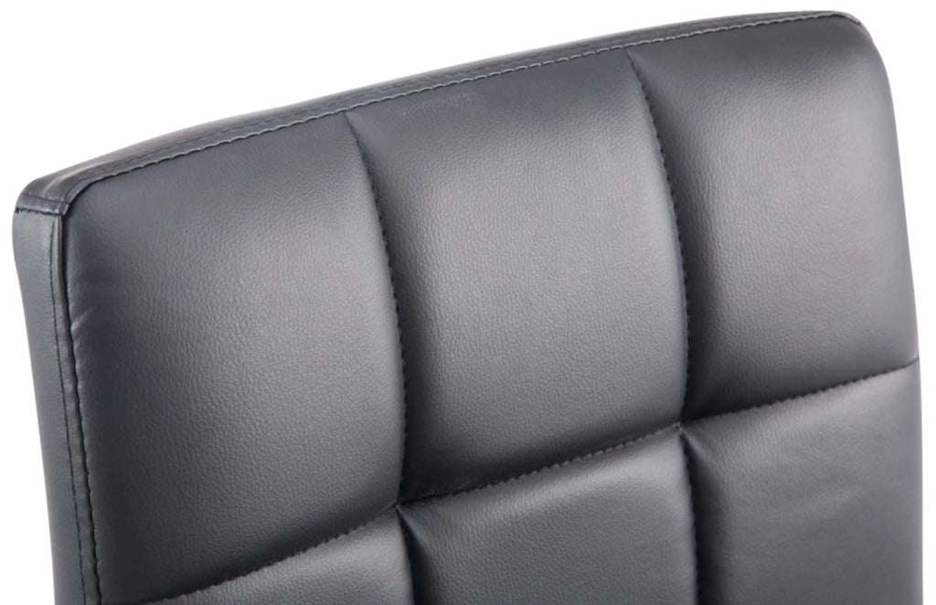 Set 4 sedie da lounge Palma similpelle nero