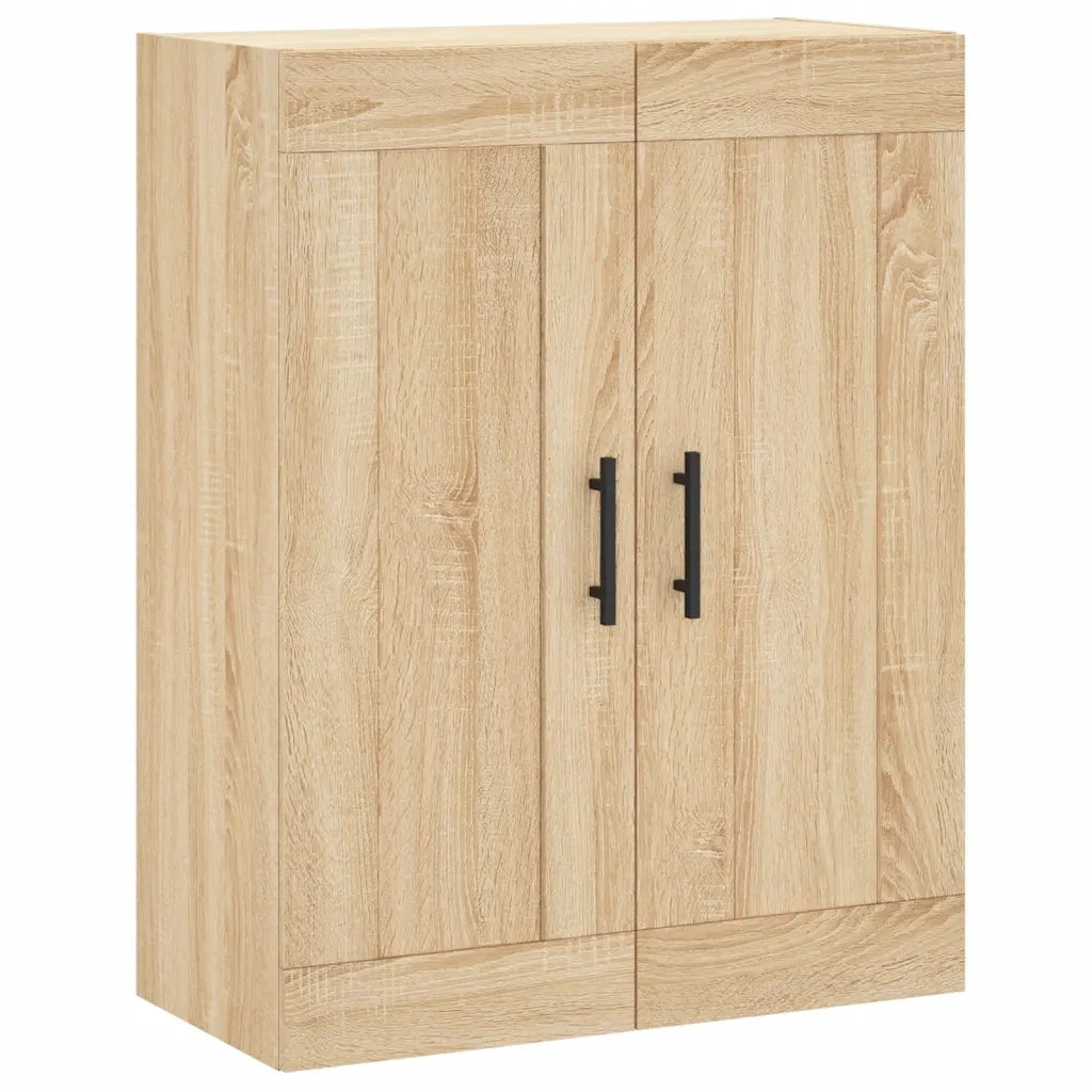 Armadietti a Parete 2 pz Rovere Sonoma in Legno Multistrato 3198044