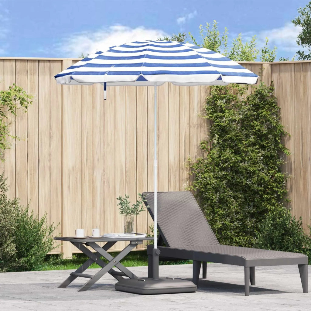 Ombrellone Blu e Bianco 161 x 161 x 193 cm Poliestere 4010656
