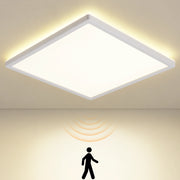 ZMH Lampada da Soffitto LED con Sensore di Movimento 18W 29cm Piatta 4000K Radar per Corridoio Scala