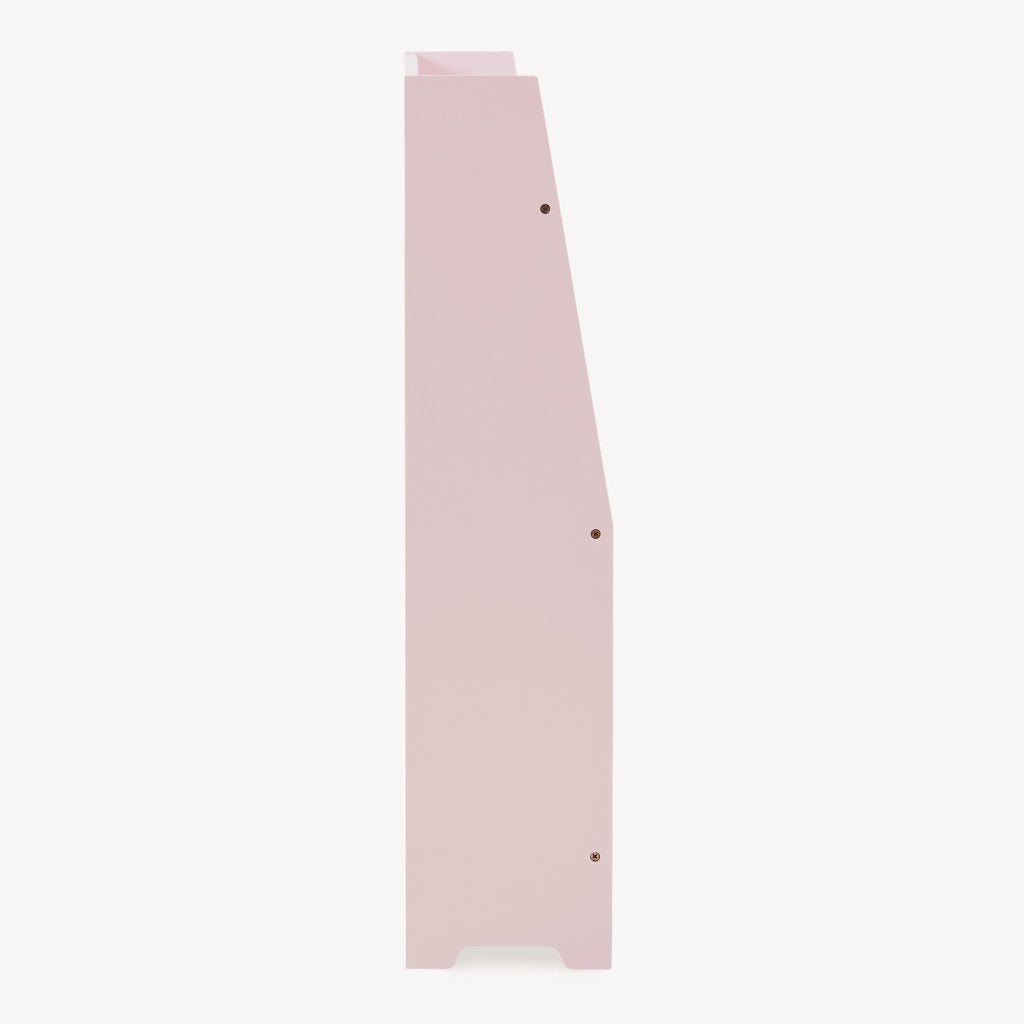 Libreria Virer per Bambini Scaffale Montessori per Cameretta a 3 Scomparti 78 x 60 x 18 cm - Rosa [en.casa]