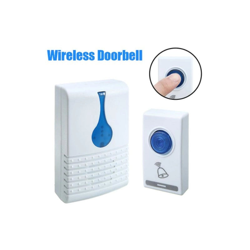 Campanello Senza Fili Alimentazione Con Pile 80 Metri Di Portata IP20 V013