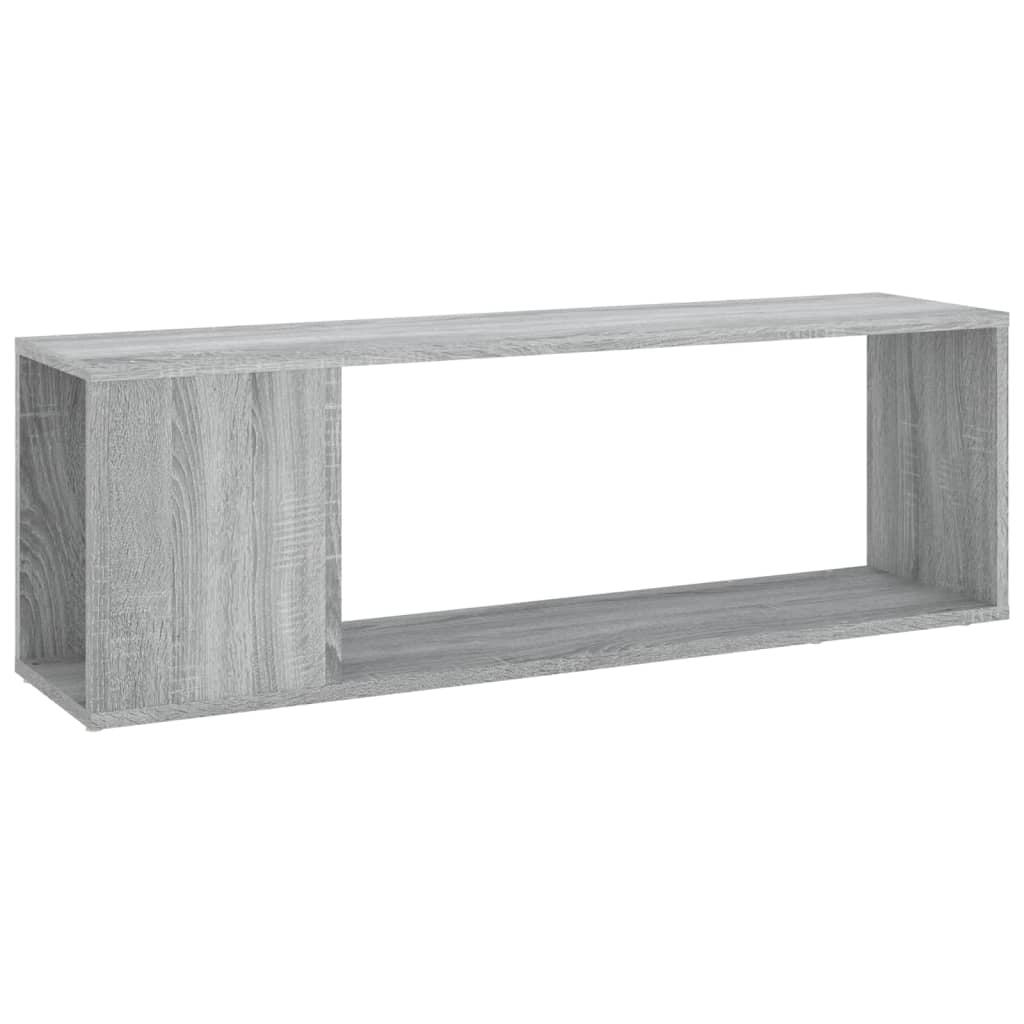 Mobile TV multimediale mensola TV credenza TV sala da pranzo soggiorno camera da letto Sonoma 100 x 24 x 32 cm legno ingegnerizzato grigio 02_0028318