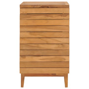 Cesto Portabiancheria 40x40x70 cm in Massello di Teak 289076