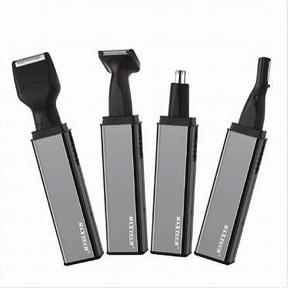 Trade Shop - Rasoio Rifinitore Trimmer Uomo 4x1 Per Peli Naso Orecchie Sopracciglia Rif-na009 -