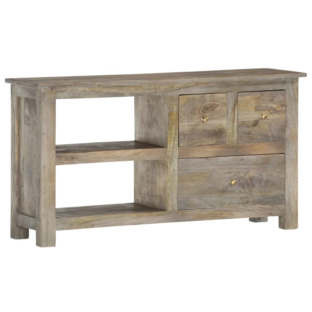 Mobile Porta TV 100x30x55 cm in Legno Massello di Mango cod mxl 21720
