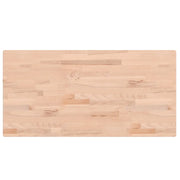Piano Bagno 100x50x4 cm in Legno Massello di Faggio CFW8000531