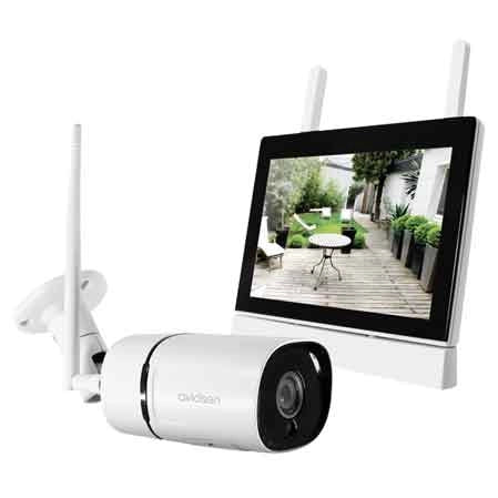 KIT VIDEOSORVEGLIANZA WIFI DIGITALE 4 Canali