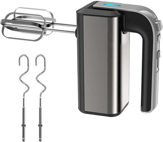Mixer elettrico, manico elettrico per cucina, mixer con 2 impastatrici a pale e 2 forchette per impasto