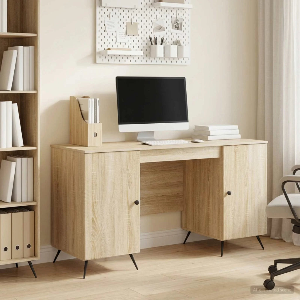 Scrivania Rovere Sonoma 142,5 x 50 x 75 cm Legno ingegnerizzato 3414632