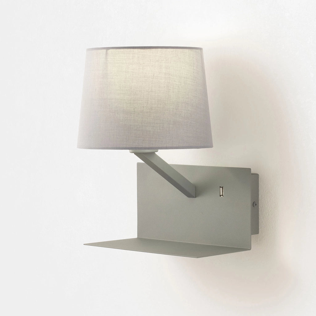 Applique con usb ALIEEN grigio