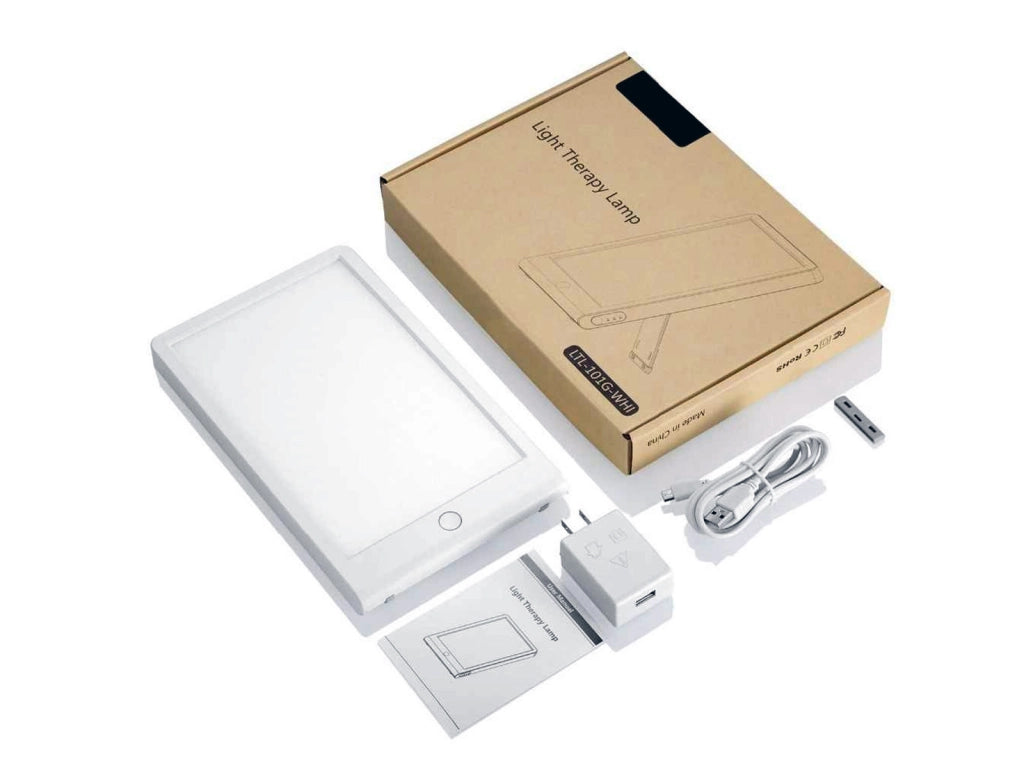 Lampada Tablet per Terapia della Luce Naturale 5500K 5W e 10W Casa Lavoro Touch Timer