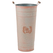 Portaombrelli tondo in metallo rosa d23,5x50h b:18